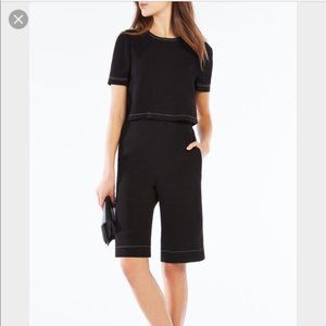 BCBG BLACK RICHMOND JUMPSUIT SIZE SMALL